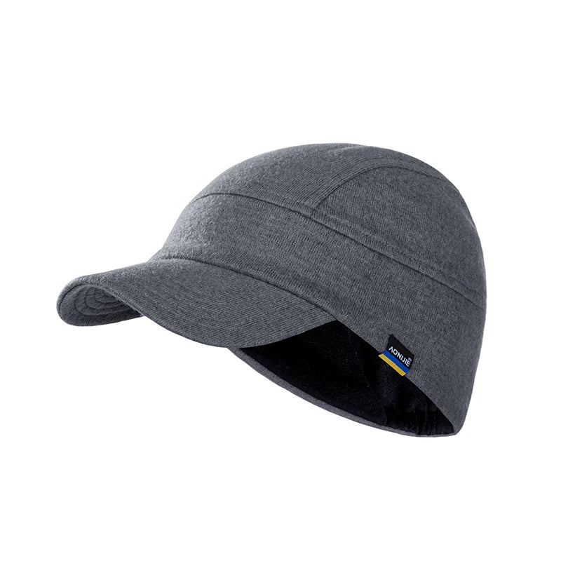 AONIJIE Unisex Wool Knitted Baseball Cap – Warm, Soft Equestrian Hat for Winter Running & Hiking