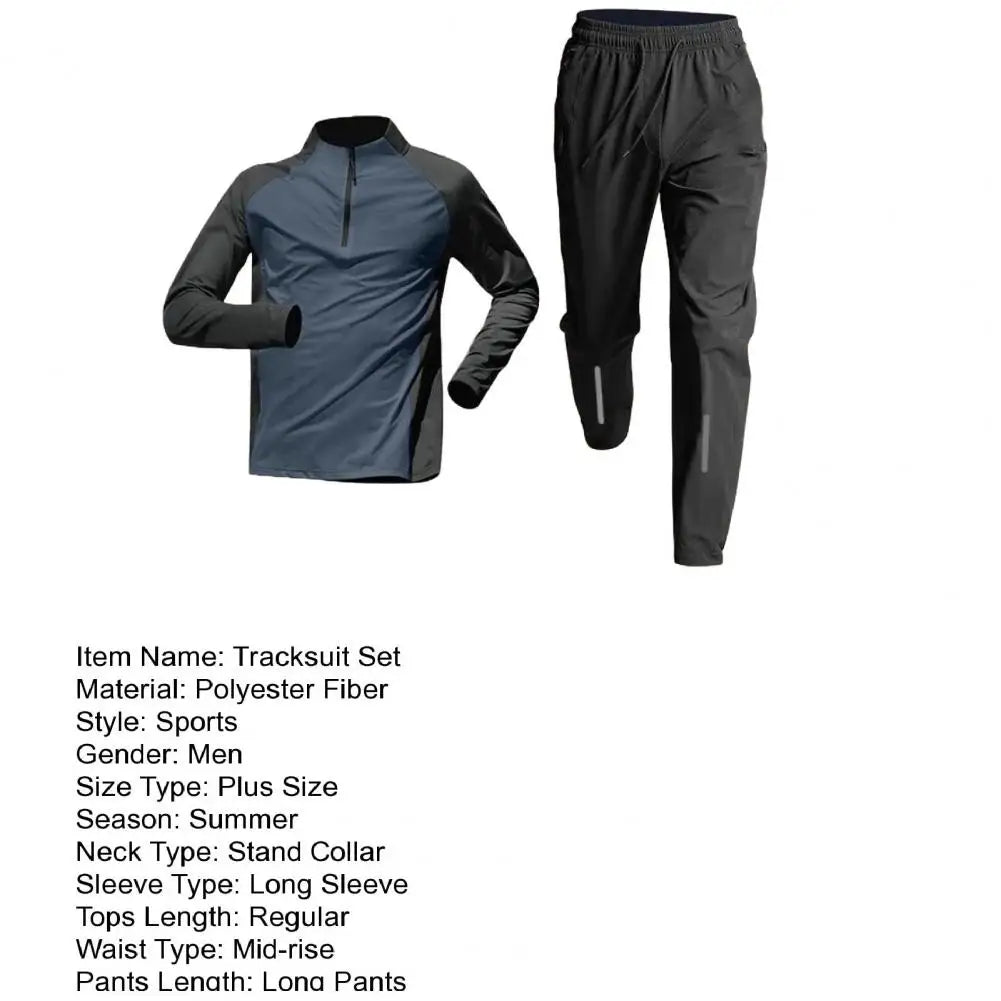 Men's Running Clothing: Quick Dry, Outdoors Training Sportswear Set / Rungear