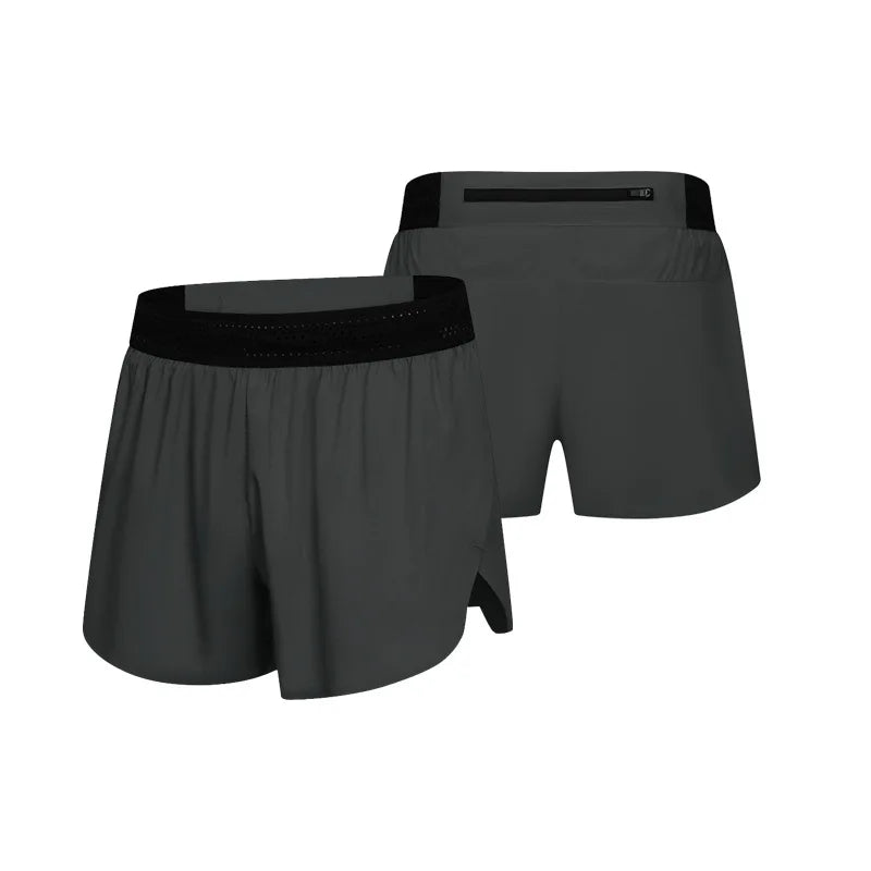 Men's Quick-Dry Apparel: Lightweight, Athletic 3-Inch Marathon Shorts with Built-in Liner Waist Pocket for Trail, Running / Rungear