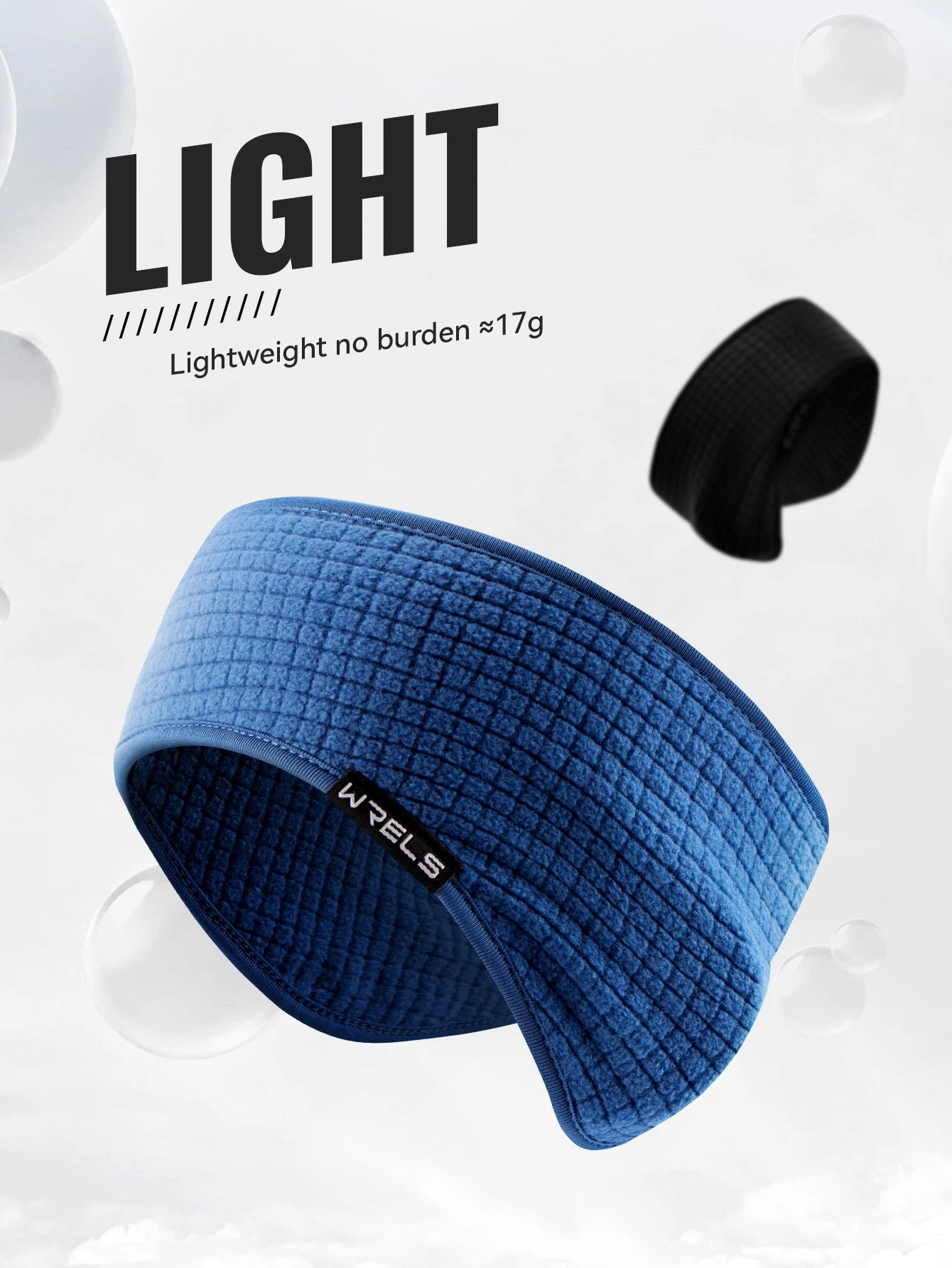 WRELS Fleece Thermal Ear Warmer Headband | Running, Cycling & Hiking