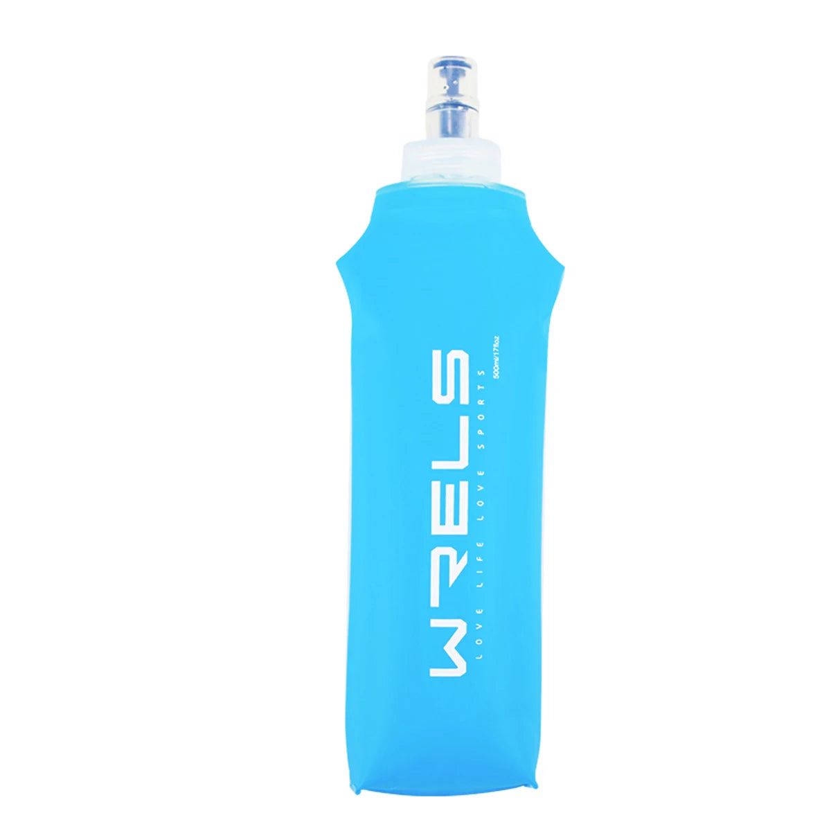 WRELS BPA Free Soft Water Bottle Folding Bag Flask Outdoor Running Hydration Pack