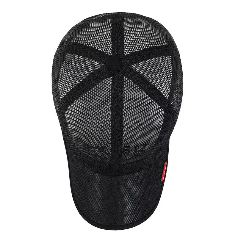 Summer Hat Gear: Unisex, Mesh, UV Protection, Breathable, Baseball Visor Cap for Outdoor Sports / Rungear