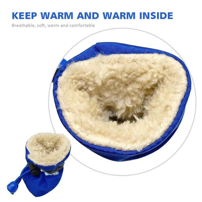 Dog Booties – Waterproof Rubber Anti-Slip Rain & Snow Shoes for Small Dogs & Puppies | Winter Paw Protection | 5 Colours