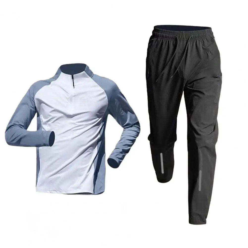 Men's Running Clothing: Quick Dry, Outdoors Training Sportswear Set / Rungear