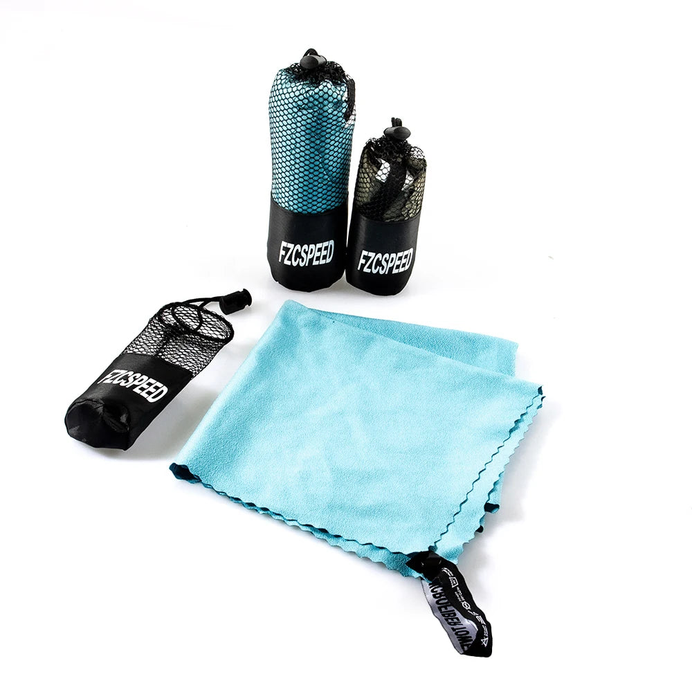Quick Drying Accessories: Absorbent, Breathable, Portable Bath Towel for Travel, Hiking, Running Gym, All Sports / Rungear
