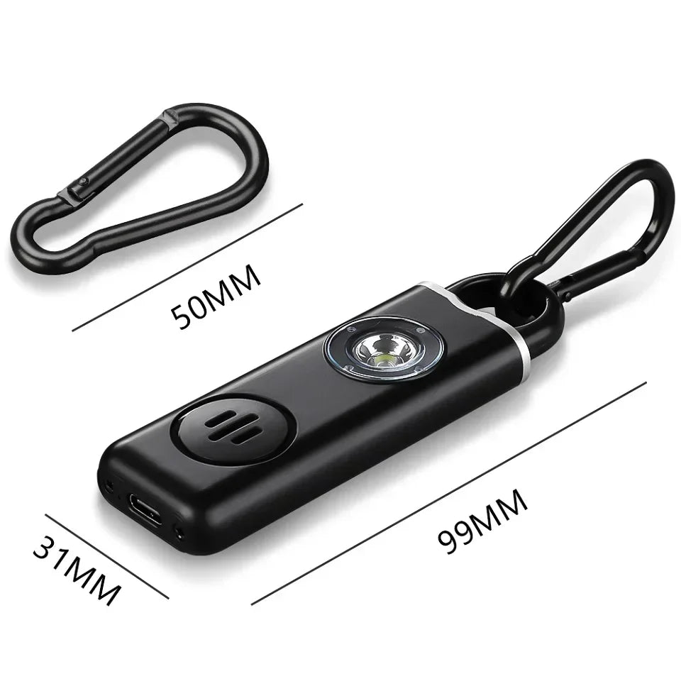 RUNGEAR 130dB Personal Safety Alarm | CE-Certified Emergency Keychain for Women & Children