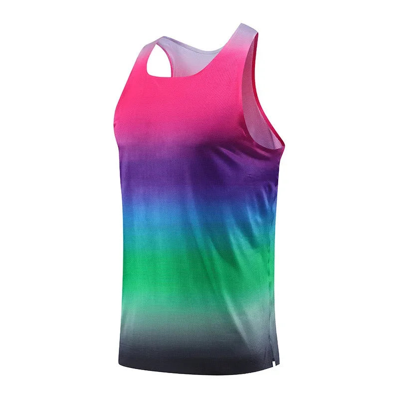 Men's Running Apparel: Summer, Loose Round Neck, Fitness Sports Sleeveless Athletes Singlet / Rungear