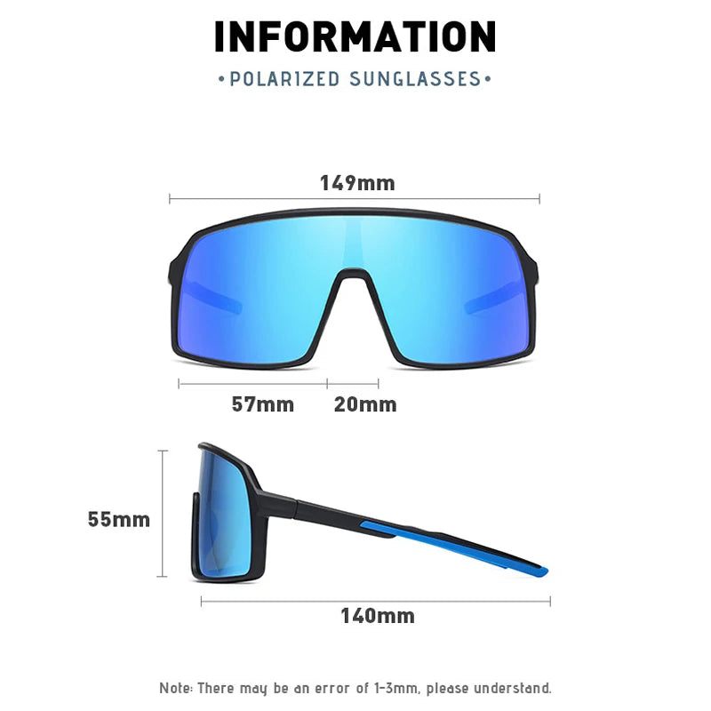 Sunglasses Gear Accessories: Unisex Large Frame UV400 Polarized Sports Sunglasses TR90 / Rungear