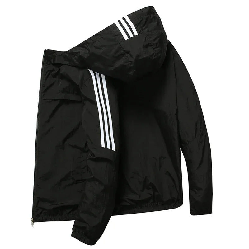 Lightweight Hooded Running Jacket | Sun-Protective Outdoor Sports Coat | Unisex