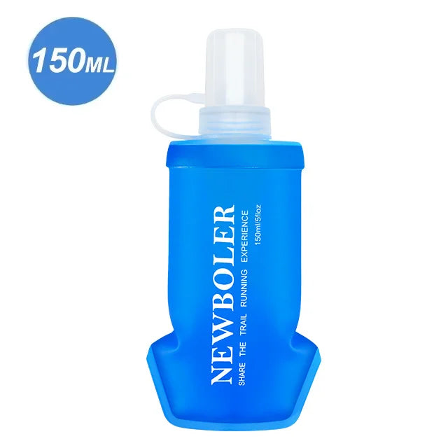 Hydration Accessories Gear: 250/300/500/750ml Outdoor Collapsible Silicone Water Bottle / Rungear