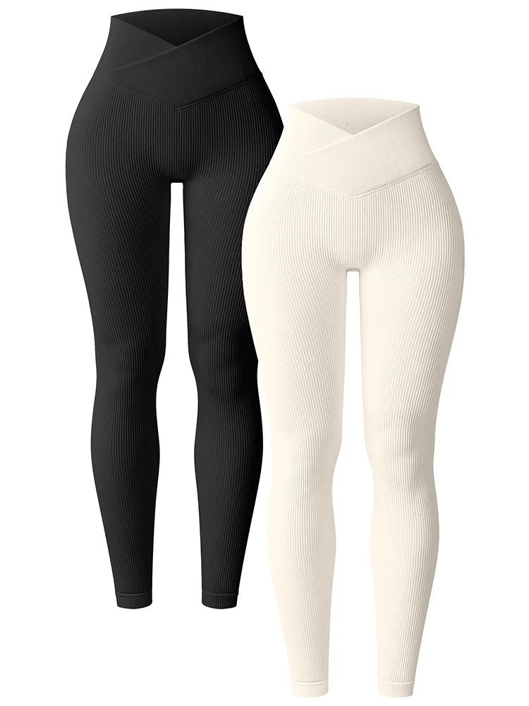 Women's Activewear Apparel: V Waist, Buttock Lifting, Fitness Workout Leggings / Rungear