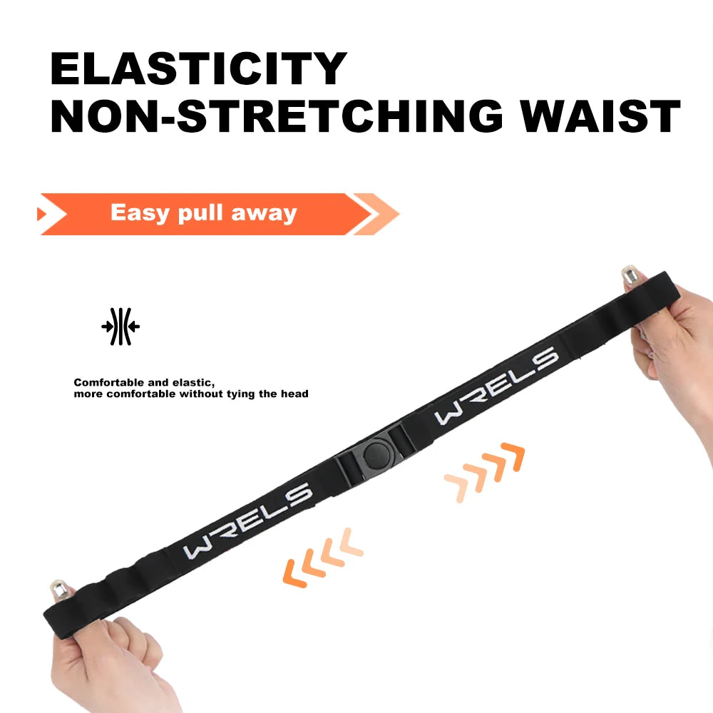 WRELS Running Race Number Belt – Adjustable Elastic Marathon & Triathlon Bib Holder