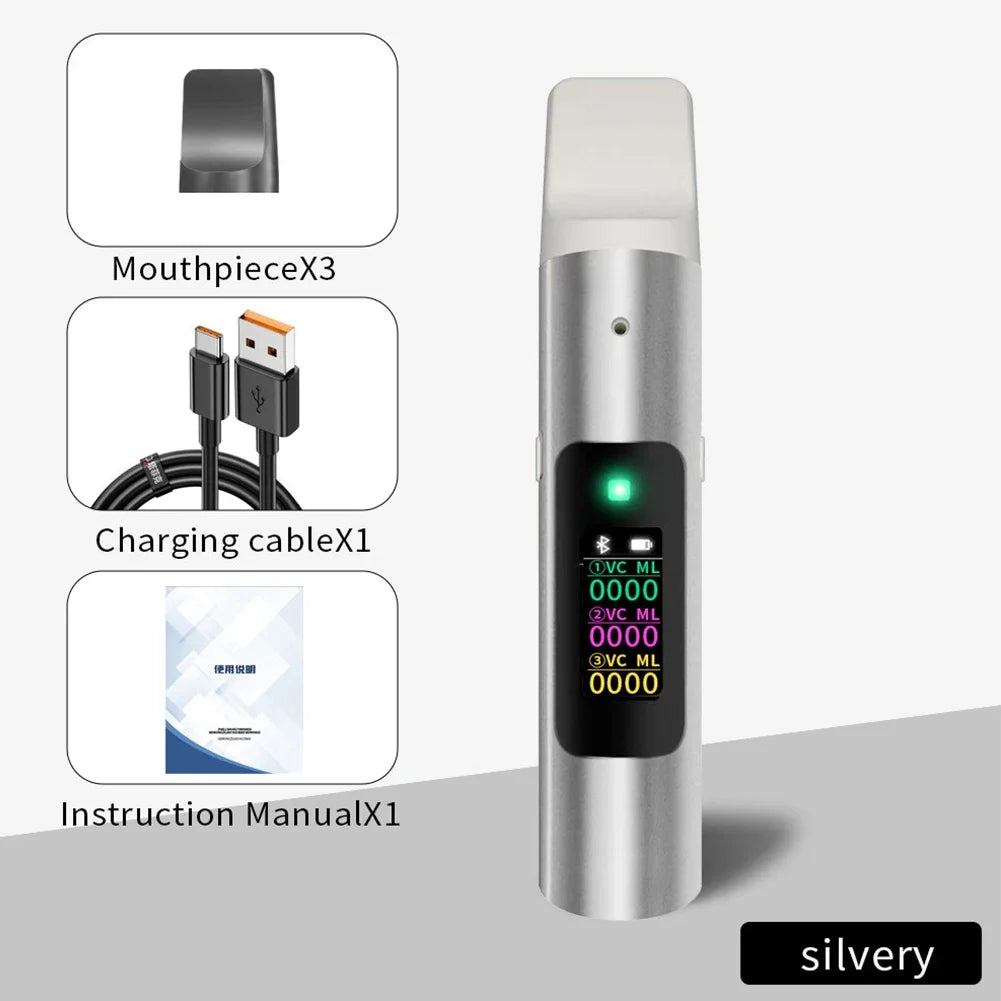 Portable Electronic Respiratory Trainer | Smart Bluetooth Lung Capacity Tester