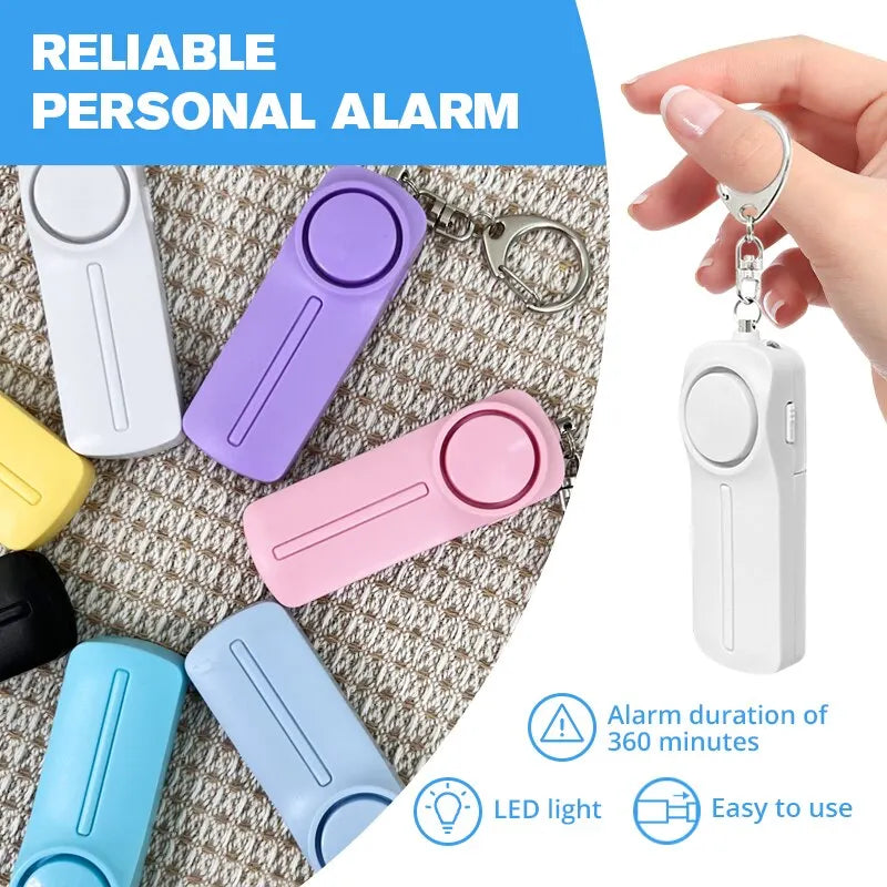 Running Safety Accessories: Portable, Loud Personal Security Alarm Self Defense Keychain 130dB For Safety / Rungear