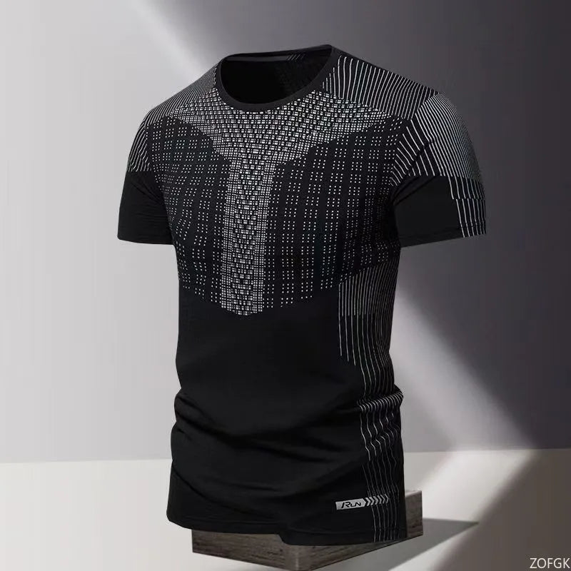 Men's Quick Drying Apparel: Oversized Loose Round Neck Short Sleeved Shirt / Rungear