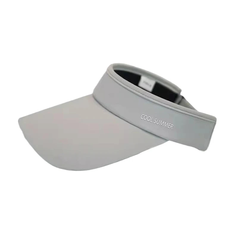 Ice Silk Long Brim Cooling Visor – UV Protection, Stretchy Open-Top Hat | Running, Cycling & Golf | Unisex
