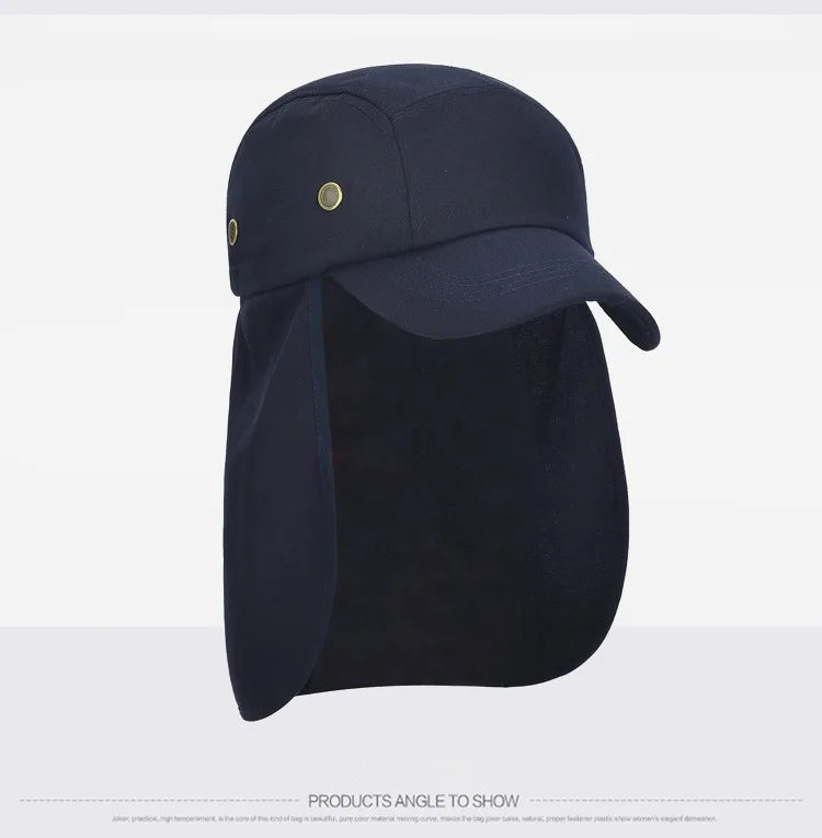 Outdoor Sun Hat Cap With Sun Protection and Neck Flap For Men And Women