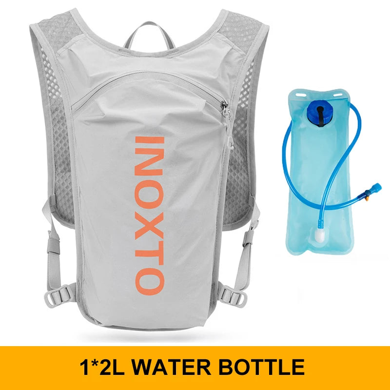 INOXTO 5L Breathable Hydration Vest – Lightweight Running & Cycling Backpack for Marathon & Hiking