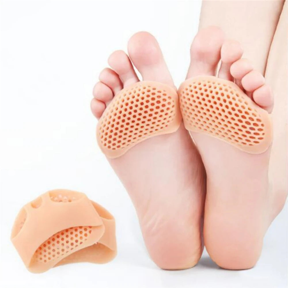 Metatarsal Pads Forefoot Cushions – Anti-Slip Shock-Absorbing Silicone Foot Protectors for Bunions, Hammer Toe & Foot Pain Relief | RUNGEAR
