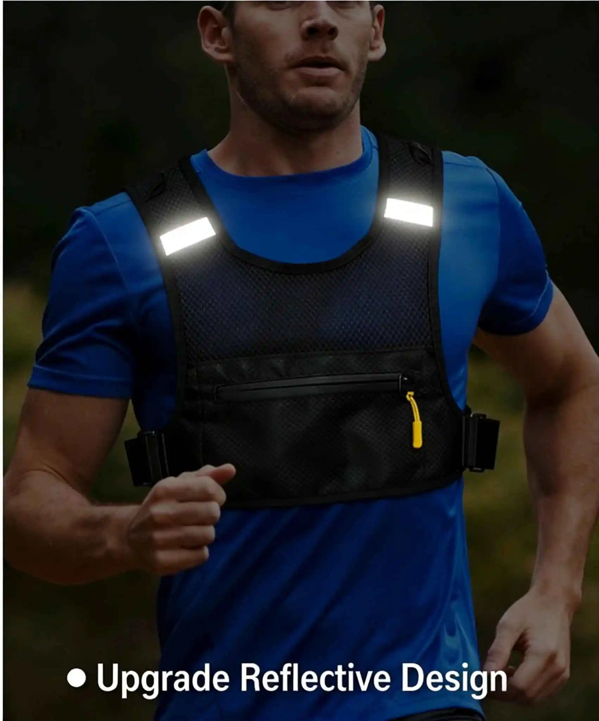 Reflective Running Chest Bag with Phone Holder