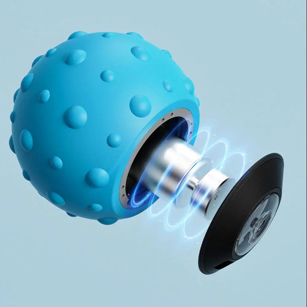Vibrating Fascia Ball Massager – Electric Muscle Relaxation & Deep Tissue Recovery for Yoga, Fitness & Body Care