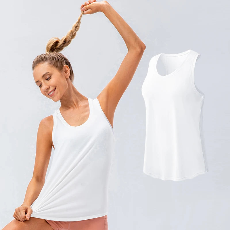 Women's Running Gear: Loose, Quick Dry Workout Sports Tank Tops / Rungear