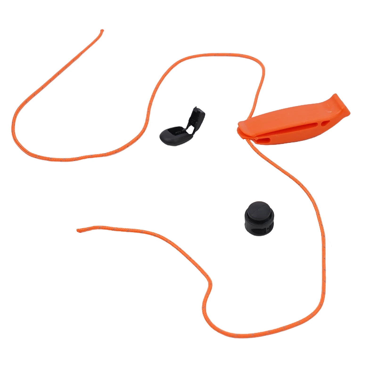 Dual-Frequency Safety Whistle – Pealess, Loud, Waterproof-Ready | Scuba Diving, Kayaking & Emergency Safety | Orange & Black