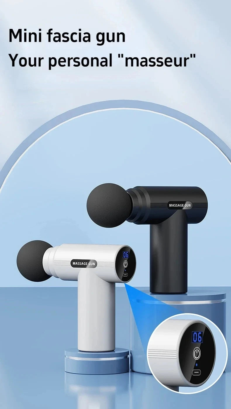 Recovery Gear Accessories: USB Muscle Vibrating Relaxation Mini Massage Gun, Fitness Recovery Equipment / Rungear