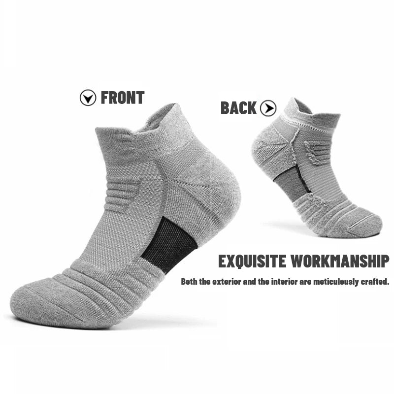 Moisture-Wicking Socks: WRELS Athletic, Moisture-Wicking, Cushioned Arch Support, Sports Crew Socks for Running, Hiking / Rungear
