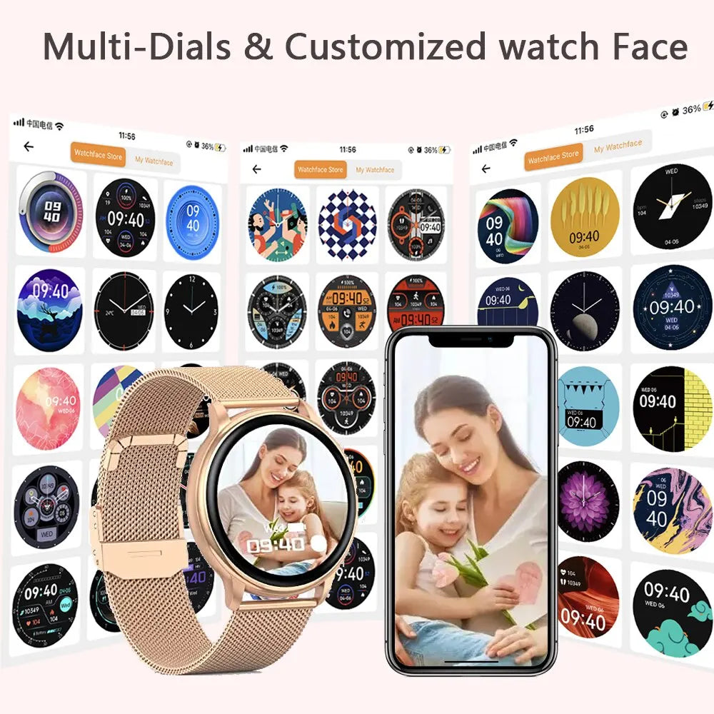 Rungear Tech Accessories: MEVADEN Bluetooth Smart Watch, Custom Dial Fitness Tracker For Android IOS Y22 / Rungear
