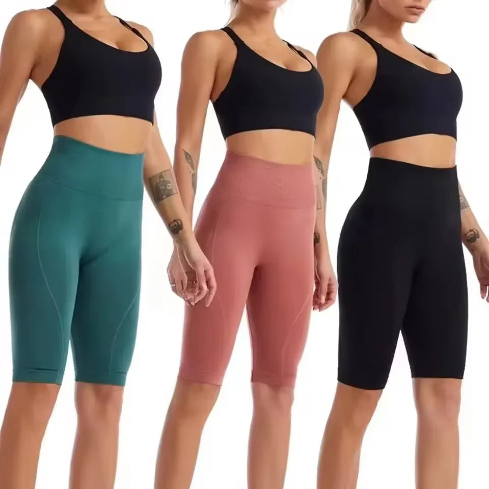 Women's Quick Dry Shorts: High Waist, Running Fitness, Workout Tummy Control Slim Legging Sports Shorts / Rungear