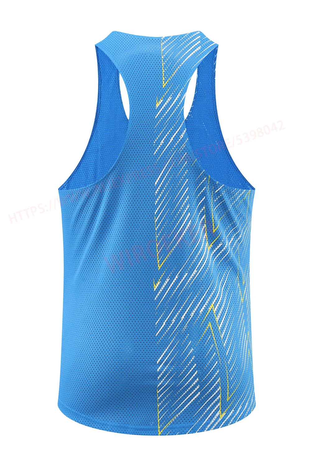 Men Casual Sport Vests Quick Dry Breathable Fitness Running Gym Sleeveless Mesh Workout Vests Prints Bodybuilding Muscle Singlet
