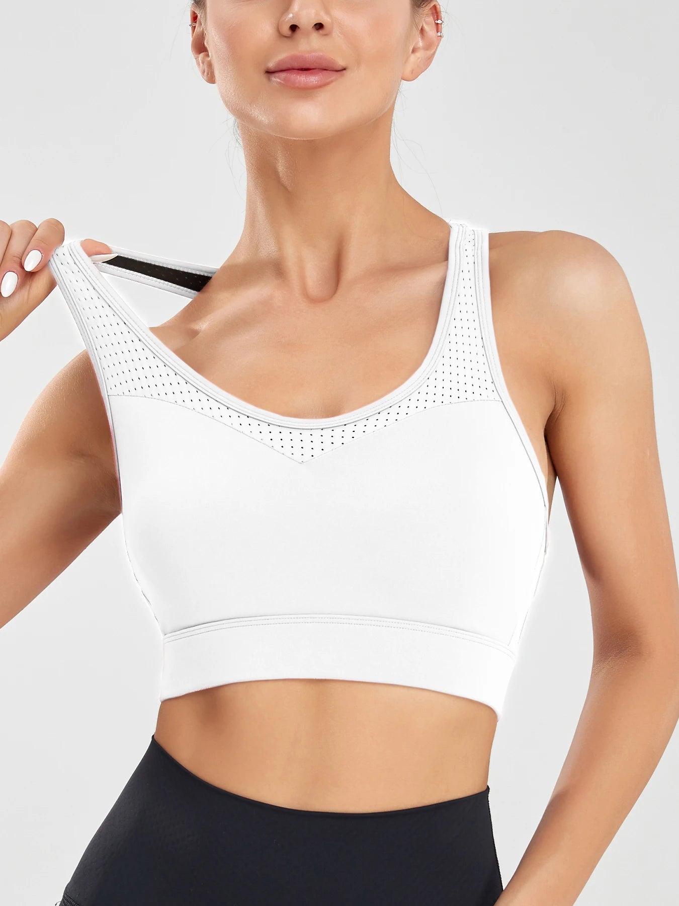Women's Activewear Apparel: Breathable, High Strength, Shockproof Wireless Underwear Sports Bra / Rungear