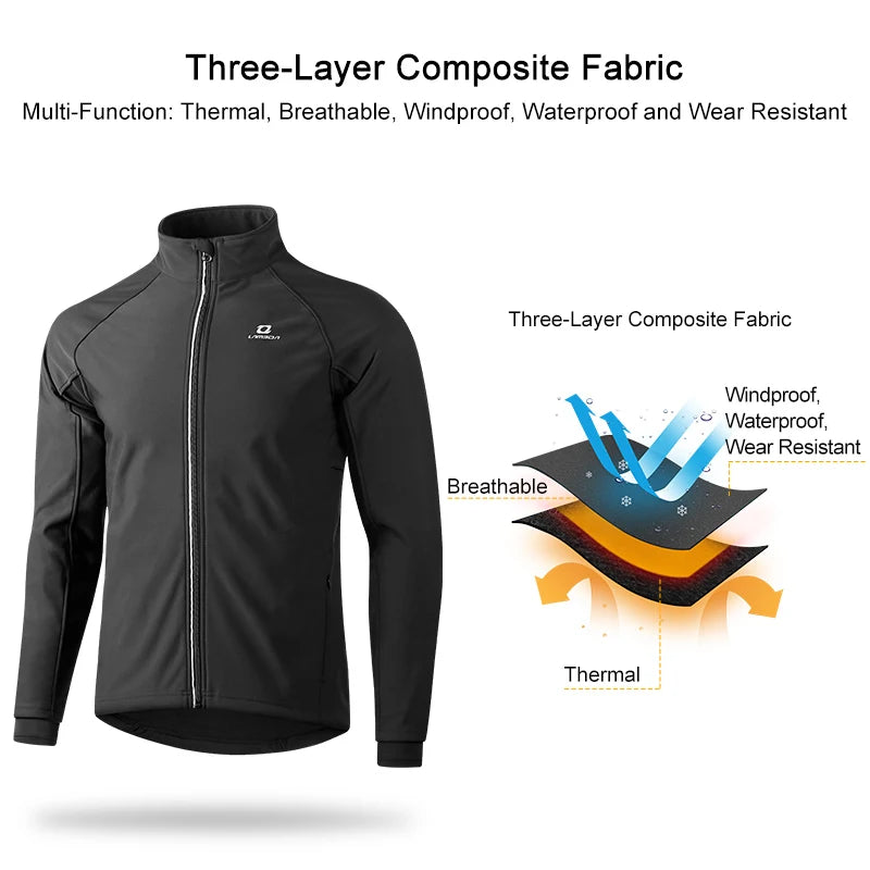 Men's Running And Trail Apparel: LAMEDA Lightweight, Reflective Windbreaker Jacket / Rungear