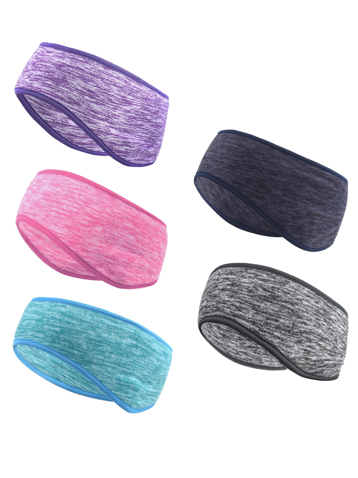 WRELS Windproof Fleece Ear Warmer Headband | Running, Cycling & Yoga | 5 Colours