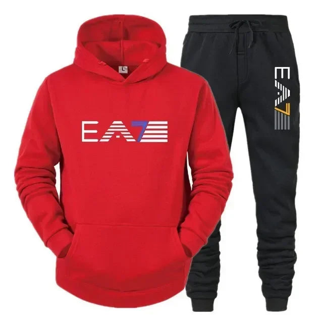 Men's Winter Apparel: Casual, Cool Weather Jogging Training Sportswear 2 PC Sets / Rungear