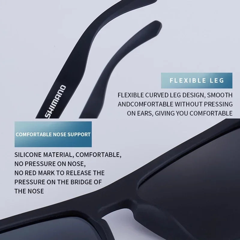 Classic Square UV400 Polarised Sports Sunglasses | Unisex | Cycling, Fishing, Driving & Outdoor