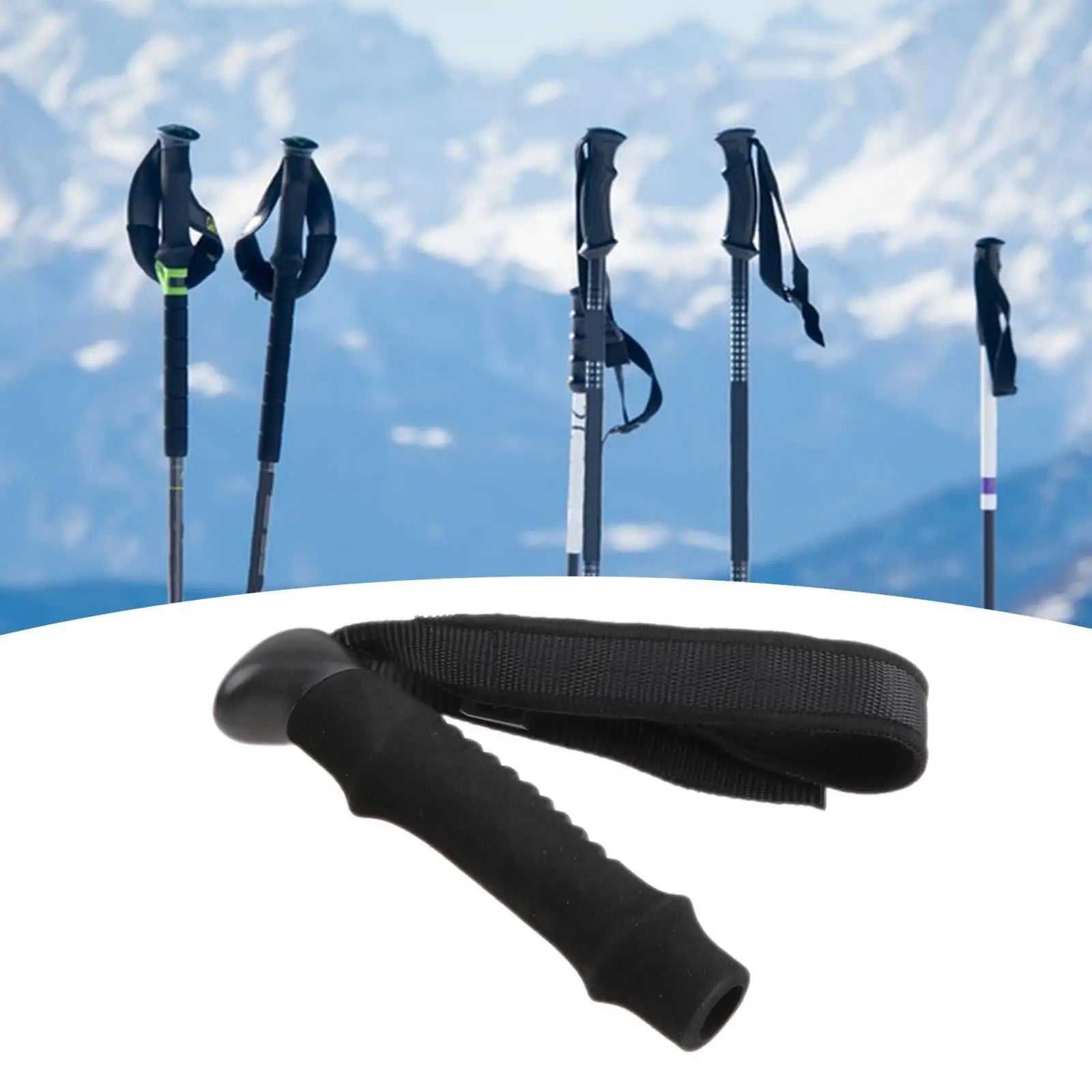 Trail Gear Accessories: Trekking Pole Handle, Straight Hiking Stick Handle for Travel, Hiking / Rungear