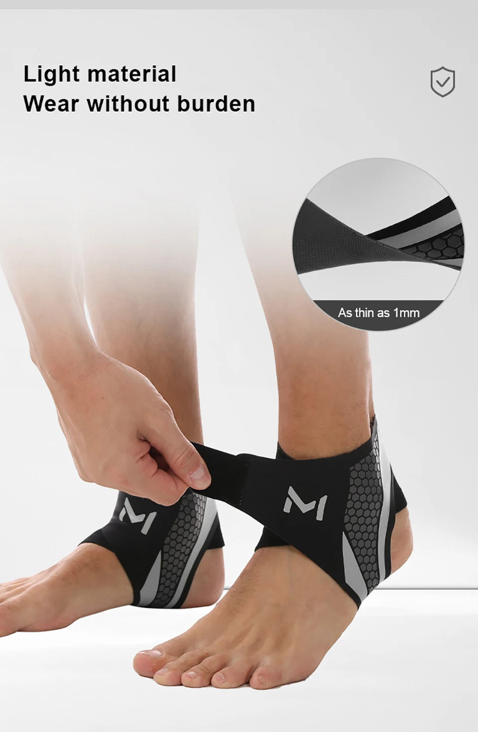 Sports Ankle Support Brace | Anti-Sprain Protection for Running & Basketball | Unisex