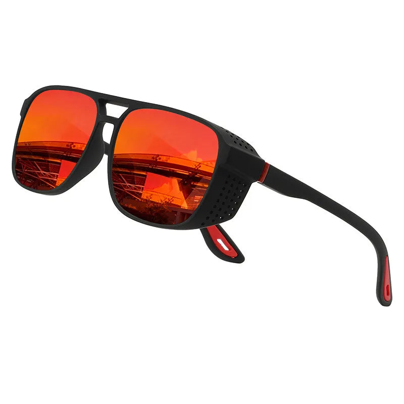 Sunglasses Running Gear: Unisex, Polarized Square Sunglasses for Outdoor Fishing Riding, Running Travel / Rungear