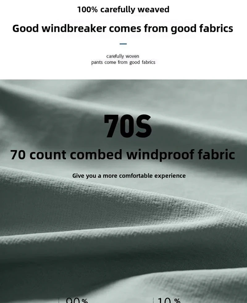 Men's Running Apparel: Windproof, Quick-Dry Sports Windbreaker Jacket / Rungear