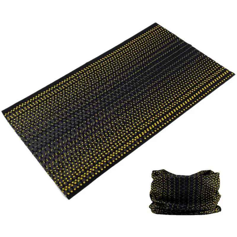 Versatile Seamless Buff for Men & Women – Gradient Bandana, Mask, Running Headband, Face Shield