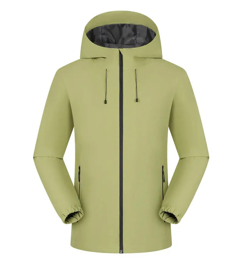 Running Winter Apparel: Unisex Waterproof, Hooded, Double Fabric Windbreaker Jacket / Rungear