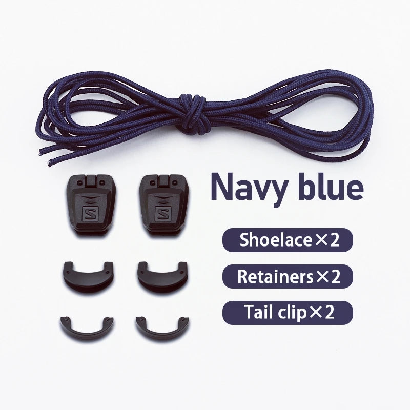 Round No-Tie Elastic Shoelaces | Adjustable Fit | 10 Colours | Running & Sport