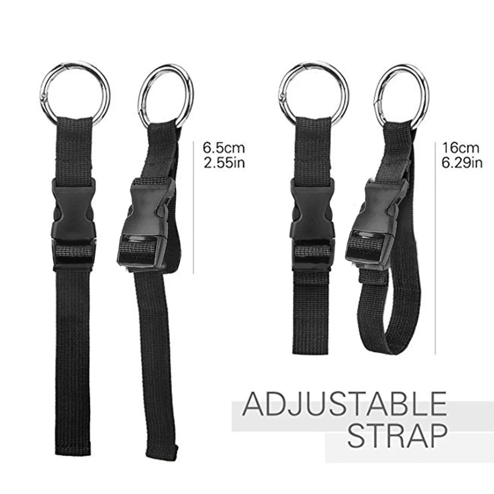 Add-A-Bag Luggage Strap with Release Buckle | Backpack & Jacket Holder for Travel | RUNGEAR