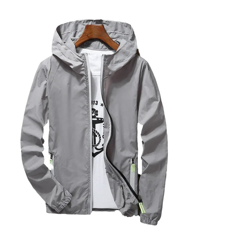Men's Running Apparel: Long Sleeved ,Breathable, Quick-Drying Reflective Windbreaker / Rungear