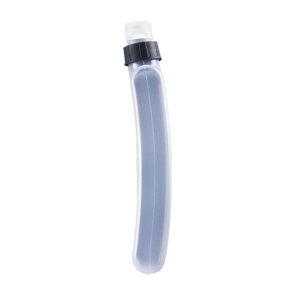 400ml Flat Soft Flask | Arc-Shaped Running Bottle for Waist Packs & Running Belts