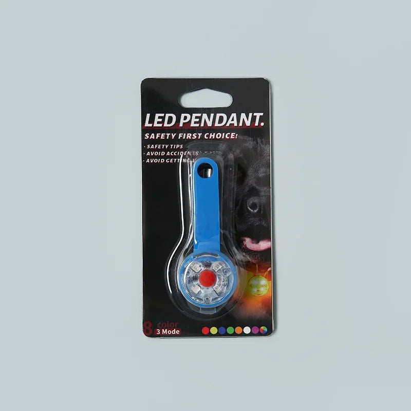 Weatherproof USB Rechargeable LED Dog Safety Light | Anti-Loss Luminous Collar Pendant