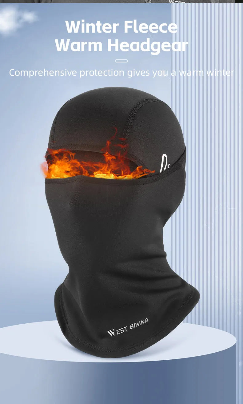 RUNGEAR Thermal Full-Face Balaclava | Windproof Winter Mask for Cycling, Hiking & Motorcycle