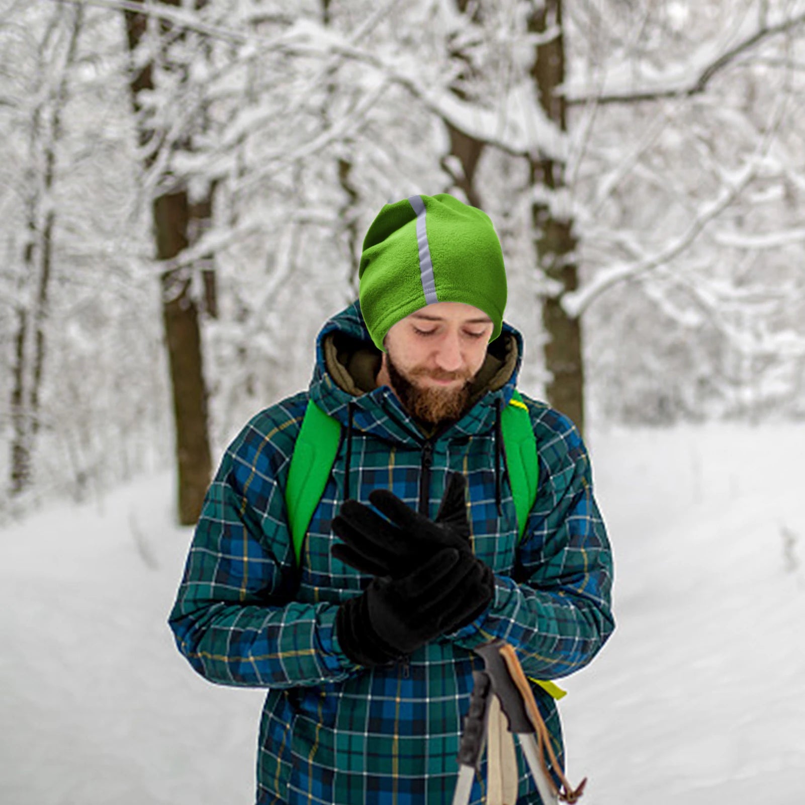 Reflective Fleece Neck Gaiter | Windproof & Adjustable | RUNGEAR